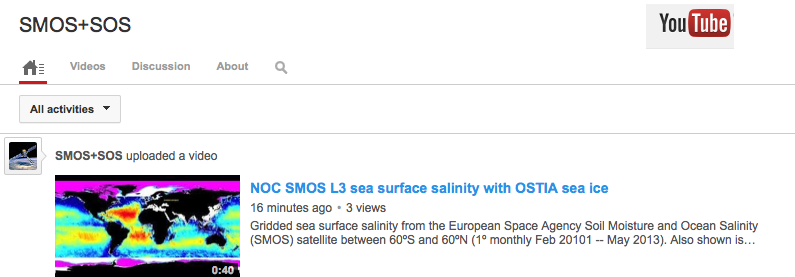 SMOS+SOS YouTube page image